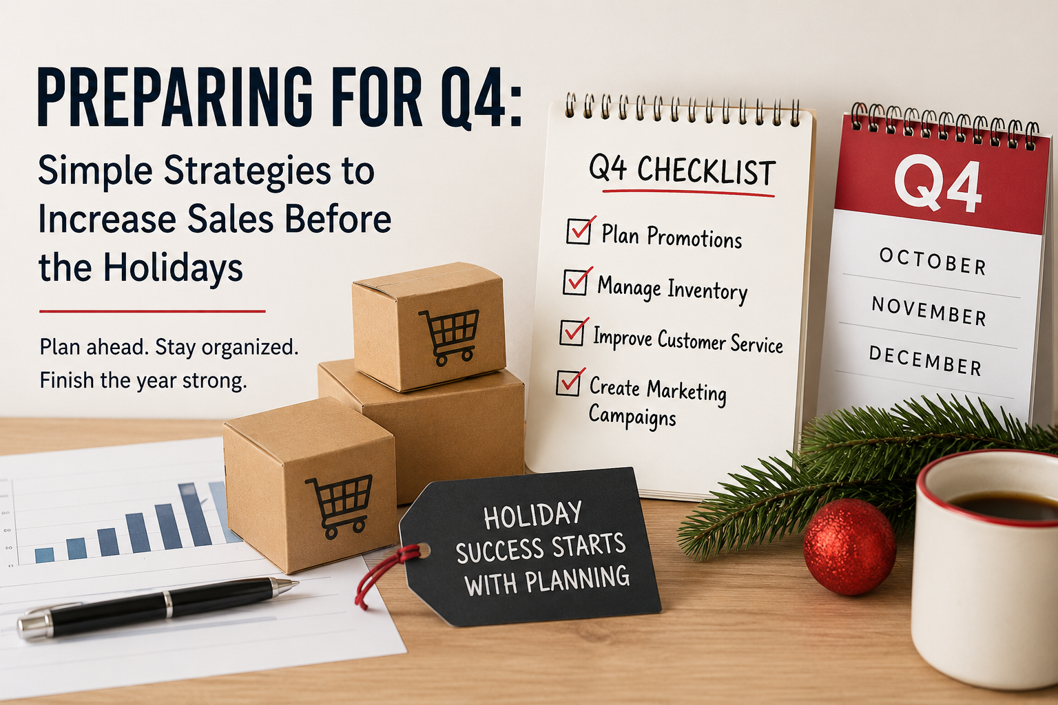 Preparing for Q4 graphic